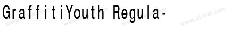 GraffitiYouth Regula字体转换